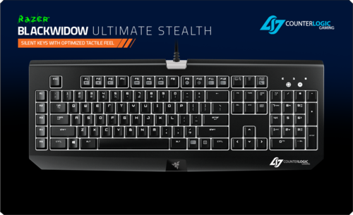 ゲーミングキーボード『Razer BlackWidow Ultimate Stealth』にプロ